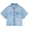 SKALL Augusta Shirt in Worn Light Blue