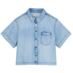 SKALL Augusta Shirt in Worn Light Blue