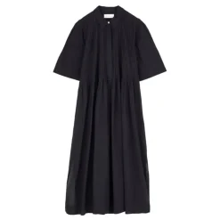 SKALL Dot Shirt Dress in Black
