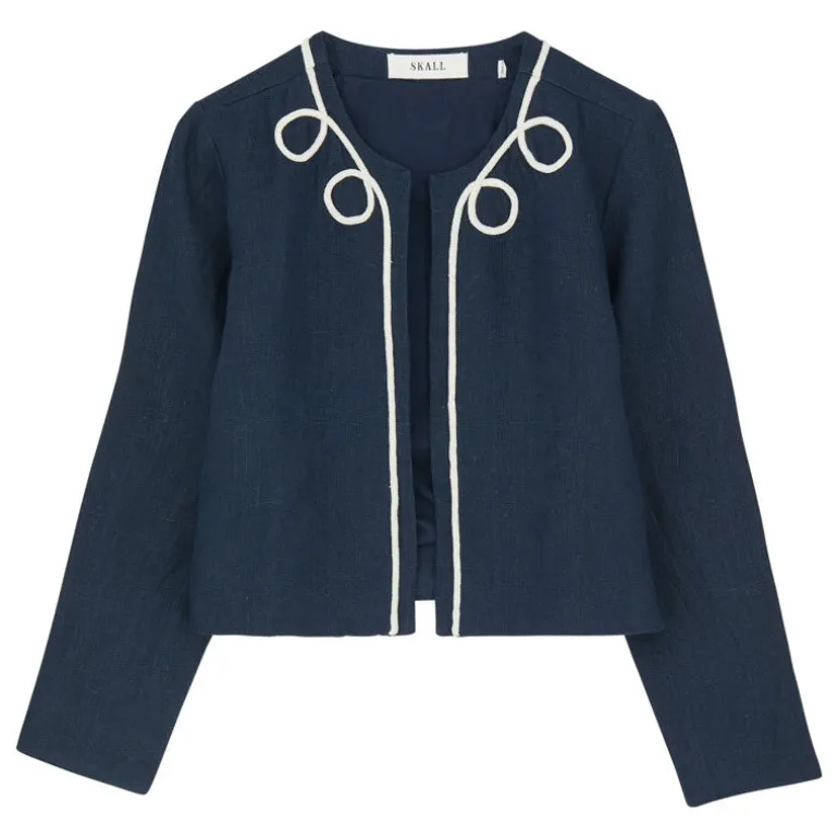 SKALL Pearl Jacket in Navy eclipse