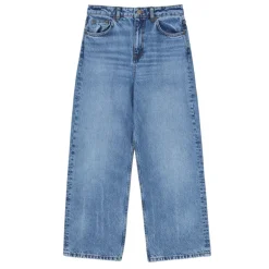 SKALL Taylor Cropped Jeans in Worn Mid Blue