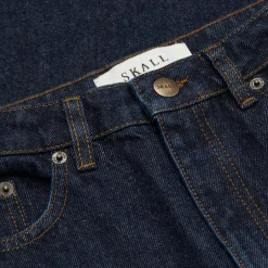 SKALL Willow Wide Leg Jeans in Indigo Blue