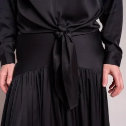 Slik95five Thai Top in Noir