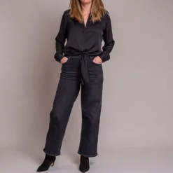 Slik95five Thai Top in Noir