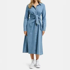 SMITH & SOUL Lyocell Dress in Denim