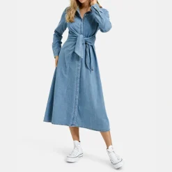 SMITH & SOUL Lyocell Dress in Denim