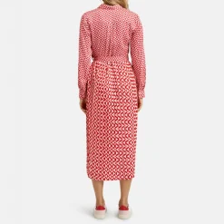 SMITH & SOUL Plisse Dress in Rose Print