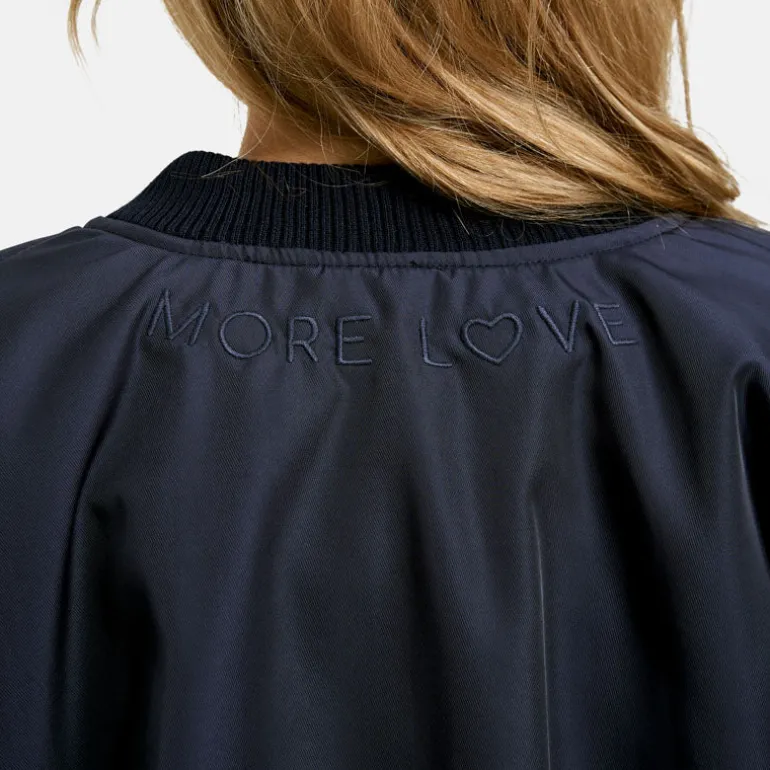 SMITH & SOUL Summer Bomber Jacket in Marine