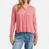 SMITH & SOUL Vince Blouse in Rose Print