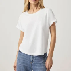 SPLENDID Skye Slub Tee in White