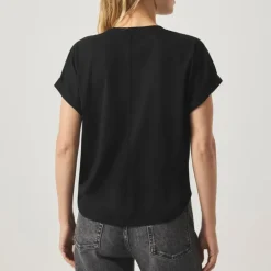 SPLENDID Skye Slub Tee in Black