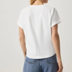 SPLENDID Skye Slub Tee in White