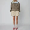 STELLA NOVA Leopard Blouse with Embroidery in Leopard