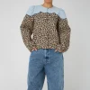 STELLA NOVA Leopard Jacket with Clouds in Leopard