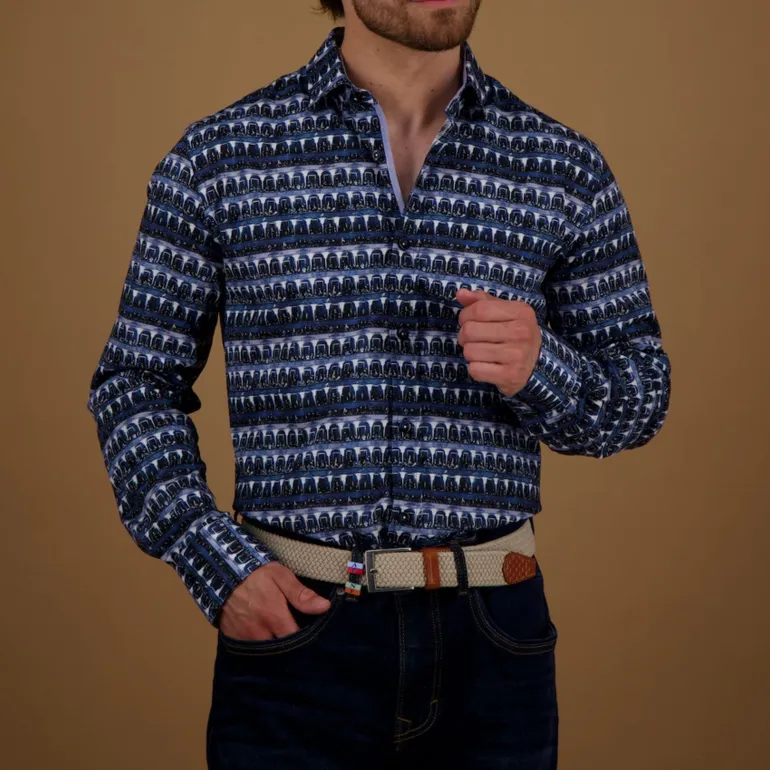 Theatre View Shirt In Blue