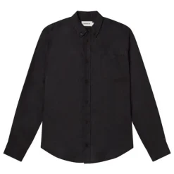 THINKING MU Hemp Ant Shirt in Black