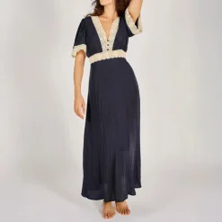 TRAFFIC PEOPLE Felicity Dress in Navy
