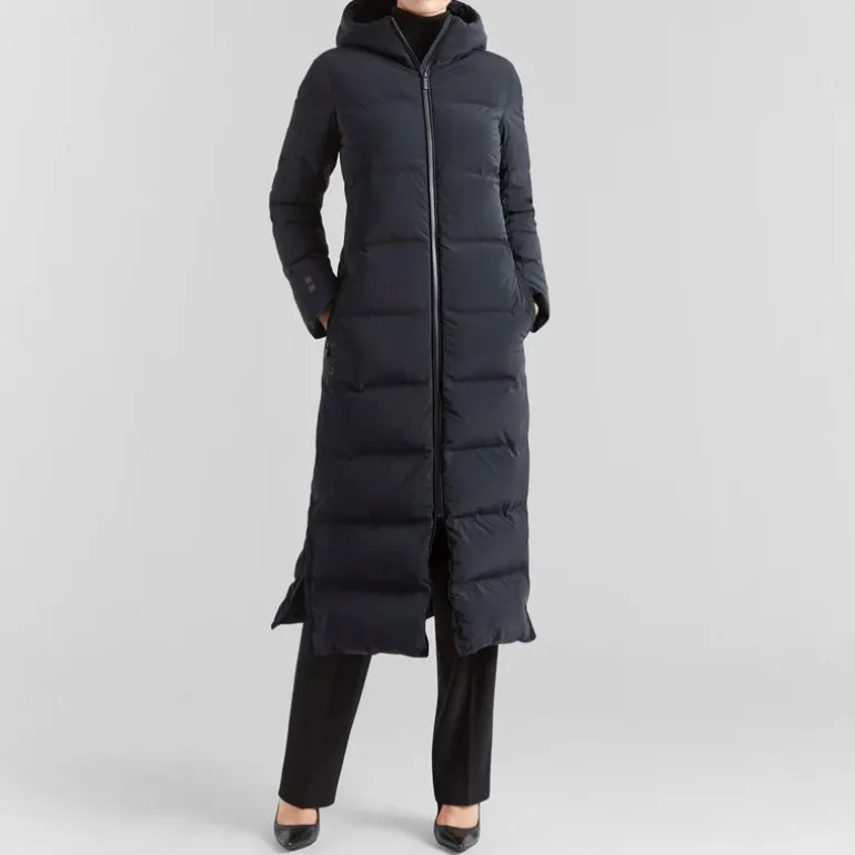 UBR Womens Infinity Down Coat in Black