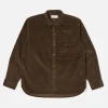 UNIVERSAL WORKS Field Cord Shirt in Brown