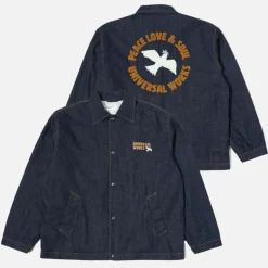 UNIVERSAL WORKS Head Coach Jacket in Indigo