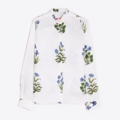 VILAGALLO Andy Shirt in Floral Blue