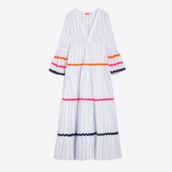 VILAGALLO Beatriz Dress in Multi