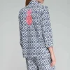 VILAGALLO Poline Shirt in Ikat Print