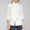 VILAGALLO Tia Pineapple Shirt in White