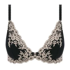 Wacoal Embrace Lace Plunge Bra in Black | Collen & Clare