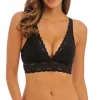 Wacoal Halo Lace Soft Cup Bra In Black | Collen & Clare