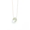 Wanderlust Life Fine Chord Necklace in Mint Green Amethyst