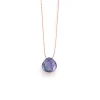 WANDERLUST LIFE Fine Cord Necklace in Alexandrite Quartz