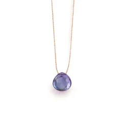 WANDERLUST LIFE Fine Cord Necklace in Alexandrite Quartz