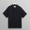 WAX LONDON Didcot Shirt in Navy