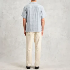WAX LONDON Didcot Shirt in Pale Blue