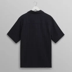 WAX LONDON Didcot Shirt in Navy