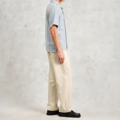 WAX LONDON Didcot Shirt in Pale Blue