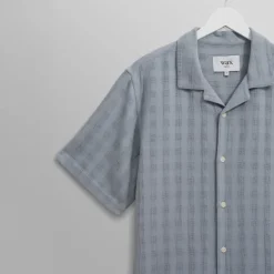 WAX LONDON Didcot Shirt in Pale Blue