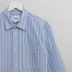WAX LONDON Rove Shirt in Blue