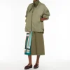 WEEKEND MAXMARA Albero Bomber Jacket in Sage Green