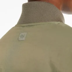 WEEKEND MAXMARA Albero Bomber Jacket in Sage Green