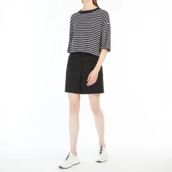 WEEKEND MAXMARA Amato Oversized Stretch Viscose Sweater in Navy