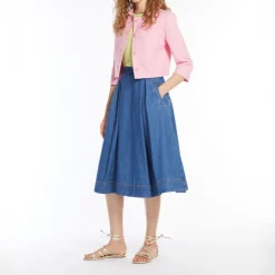 WEEKEND MAXMARA Dry Skirt in Navy Medium