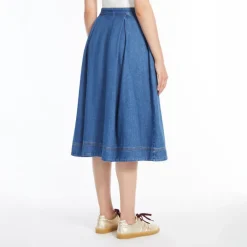 WEEKEND MAXMARA Dry Skirt in Navy Medium