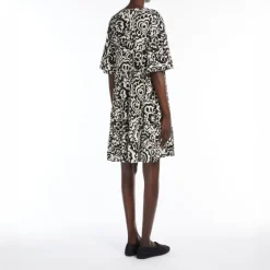 WEEKEND MAXMARA Ely Dress in Black Batik