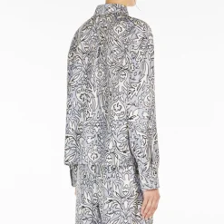 Weekend MaxMara Enfasi Silk Shirt in Lilac