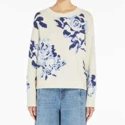 Weekend MaxMara Fabian Jumper in Light Blue