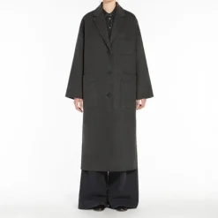 Weekend MaxMara Galosce Coat in Dark Grey