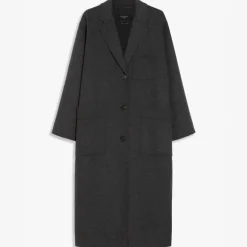 Weekend MaxMara Galosce Coat in Dark Grey