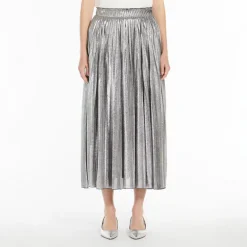 Weekend MaxMara Gamma Skirt in Silver